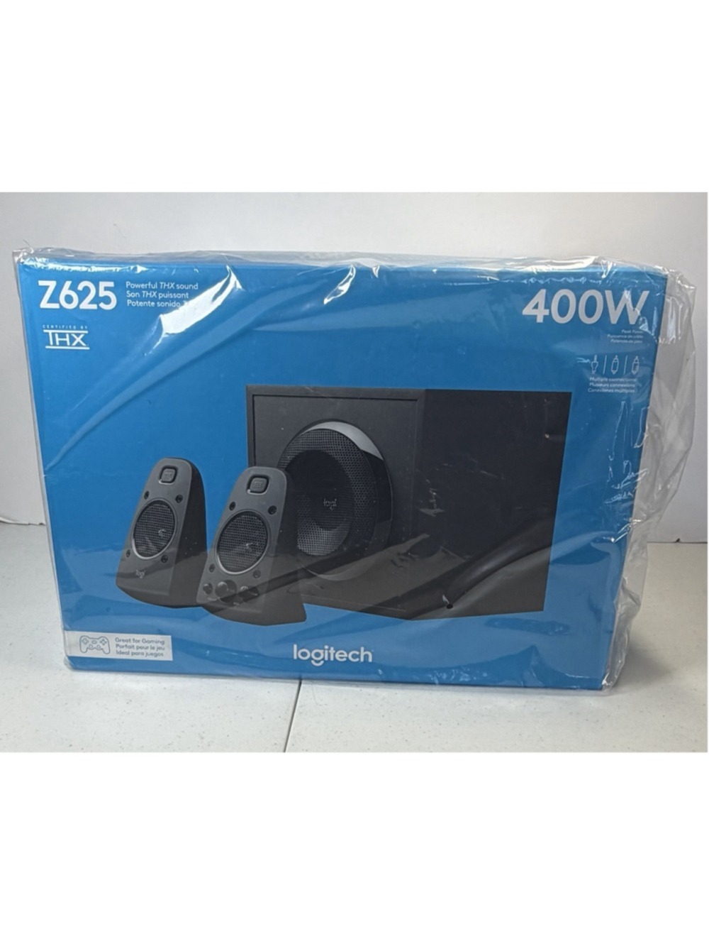 Logitech Z65 400W Gaming Speakers THX Certified 2.1 – Deep Bass – NEW